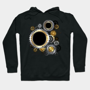 Steel Gears ( Steampunk Gears ) Hoodie